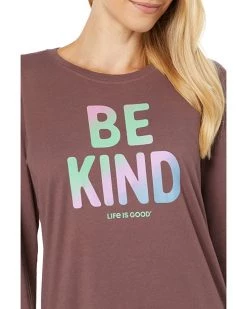 Life is Good Shirts & Tops Be Kind Long Sleeve Crusher-Lite™ Tee -Life is Good Sales Store 81F6zbmTGmL. AC SR736920