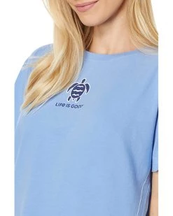 Life is Good Shirts & Tops Wave Turtle Boxy Crusher™ Tee -Life is Good Sales Store 81FKgTZHe6L. AC SR736920
