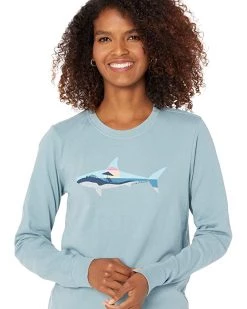 Life is Good Shirts & Tops Sharkscape Long Sleeve Crusher™ Tee 8 Life is Good Shirts & Tops Sharkscape Long Sleeve Crusher™ Tee -Life is Good Sales Store 81FvjtAZ8jL. AC SR736920