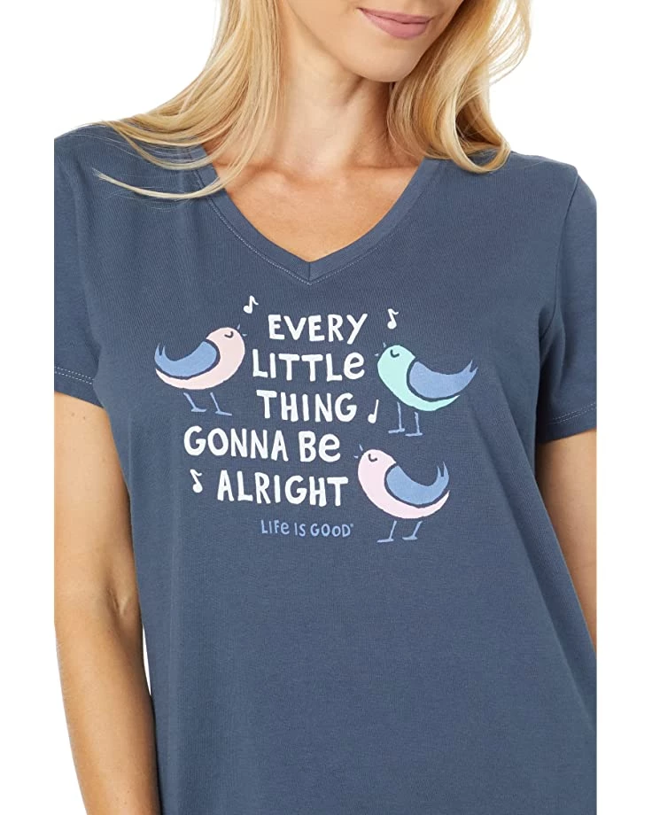 Life is Good Shirts & Tops Gonna Be Alright Crusher™ Vee 5 Life is Good Shirts & Tops Gonna Be Alright Crusher™ Vee - Image 3