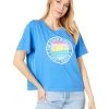 Life is Good Shirts & Tops The Ocean is Magic Short Sleeve Boxy Tee -Life is Good Sales Store 81KYMGfQbfL. AC SR736920