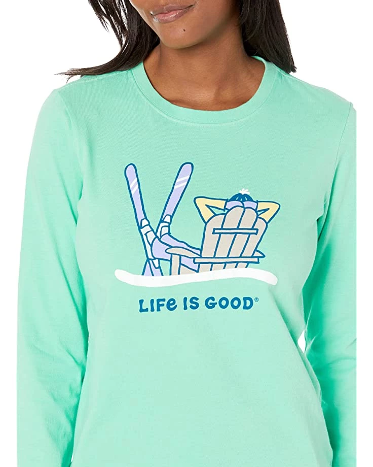 Life is Good Shirts & Tops Adirondack Ski Long Sleeve Crusher™ Tee 5 Life is Good Shirts & Tops Adirondack Ski Long Sleeve Crusher™ Tee - Image 3