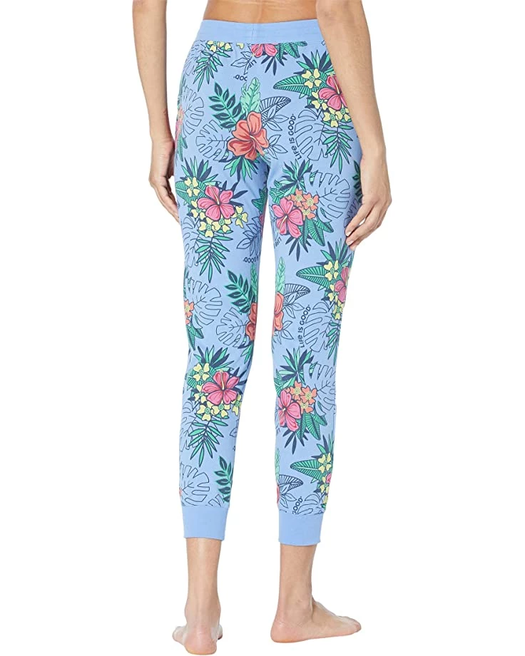 Life is Good Sleepwear Tropical Hibiscus Snuggle Up Sleep Joggers 4 Life is Good Sleepwear Tropical Hibiscus Snuggle Up Sleep Joggers - Image 2