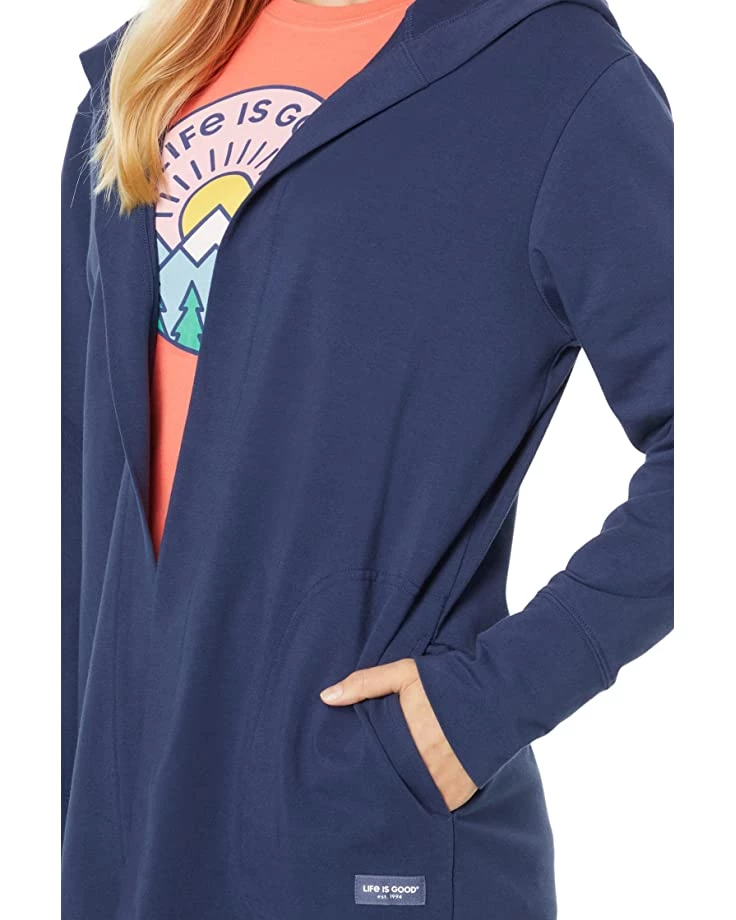 Life is Good Sweaters Solid Crusher-Flex™ Open Cardigan 5 Life is Good Sweaters Solid Crusher-Flex™ Open Cardigan - Image 3