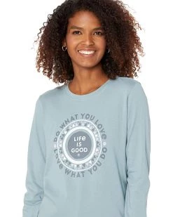 Life is Good Shirts & Tops Seascape Crush On Long Sleeve Crusher™ Tee -Life is Good Sales Store 81SAhTBXoUL. AC SR736920
