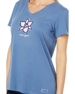 Life is Good Shirts & Tops 2005 Orchid Short Sleeve Crusher™ Tee -Life is Good Sales Store 81SlKVjL2FL. AC SR736920