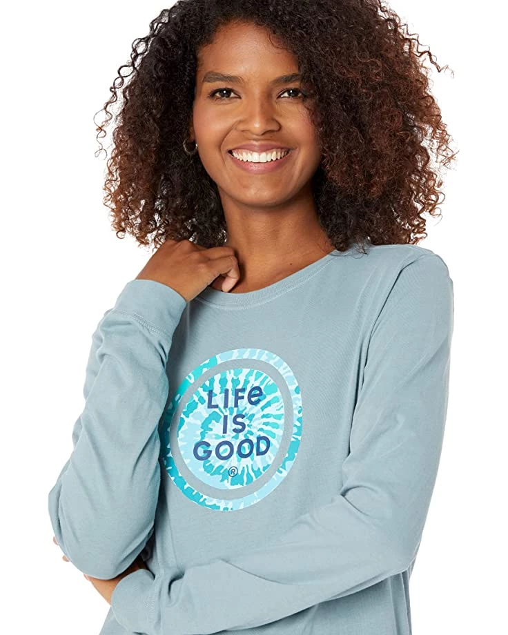 Life is Good Shirts & Tops Tie-Dye Coin Long Sleeve Crusher-Lite™ Tee 5 Life is Good Shirts & Tops Tie-Dye Coin Long Sleeve Crusher-Lite™ Tee - Image 3