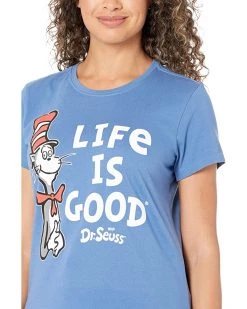 Life is Good Shirts & Tops The Cat Belly Up LIG Stack Tee -Life is Good Sales Store 81TBEk2Kr0L. AC SR736920