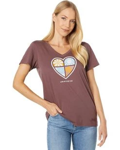 Life is Good Shirts & Tops LIG 365 One Hear Crusher™ Vee