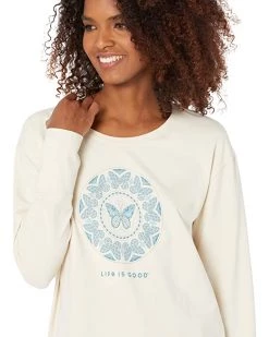 Life is Good Hoodies & Sweatshirts LIG Butterfly Coin Crusher-Flex™ Tunic -Life is Good Sales Store 81agr n6YKL. AC SR736920