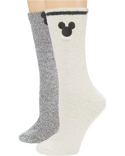 Barefoot Dreams Cozychic Classic Disney® Mickey Mouse 2-Pair Socks Set