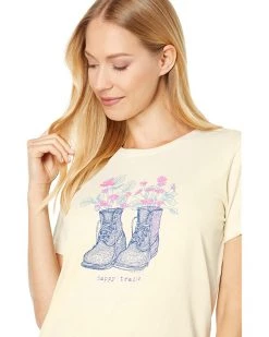 Life is Good Shirts & Tops Happy Trails Boots Crusher-Lite™ Tee -Life is Good Sales Store 81e nU2BC1L. AC SR736920