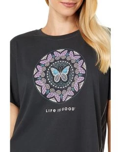 Life is Good Shirts & Tops LIG Butterfly Coin Boxy Crusher™ Tee -Life is Good Sales Store 81eTyt9cRL. AC SR736920