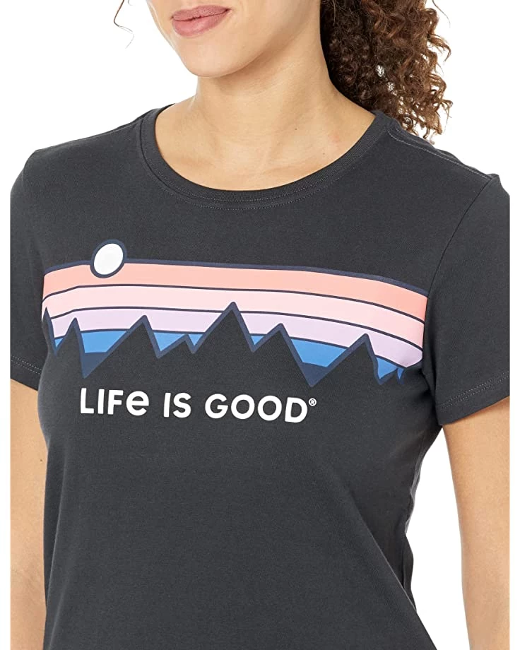 Life is Good Shirts & Tops Retro Mountain Stripe Crusher™ Tee 5 Life is Good Shirts & Tops Retro Mountain Stripe Crusher™ Tee - Image 3