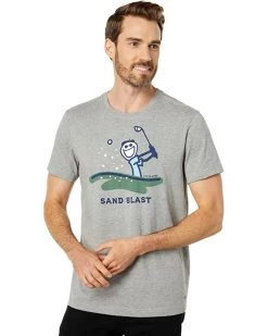 Life is Good Shirts & Tops Sand Blast Golf Short Sleeve Crusher™ Tee