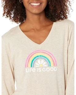 Life is Good Shirts & Tops Daisy Rainbow Long Sleeve Crusher-Lite™ Vee 8 Life is Good Shirts & Tops Daisy Rainbow Long Sleeve Crusher-Lite™ Vee -Life is Good Sales Store 81iPjE06mDL. AC SR736920