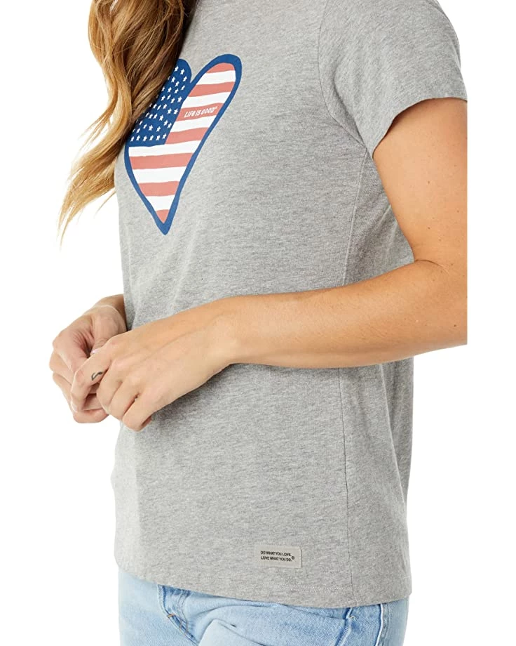 Life is Good Shirts & Tops American Heart Crusher™ Tee 5 Life is Good Shirts & Tops American Heart Crusher™ Tee - Image 3