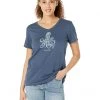 Life is Good Shirts & Tops Beautiful Octopus Crusher™ Vee -Life is Good Sales Store 81na34SvVHL. AC SR736920