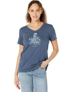 Life is Good Shirts & Tops Beautiful Octopus Crusher™ Vee