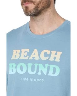 Life is Good Shirts & Tops Beach Bound Typography Crusher-Lite™ Tee -Life is Good Sales Store 81rLVF1EcL. AC SR736920
