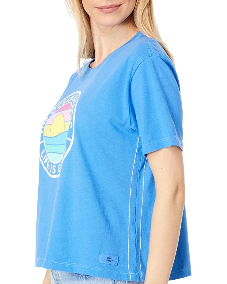 Life is Good Shirts & Tops The Ocean is Magic Short Sleeve Boxy Tee 5 Life is Good Shirts & Tops The Ocean is Magic Short Sleeve Boxy Tee - Image 3