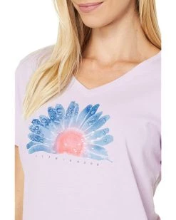 Life is Good Shirts & Tops Crusher Vee Watercolor Daisy -Life is Good Sales Store 81tZ0KleBWL. AC SR736920