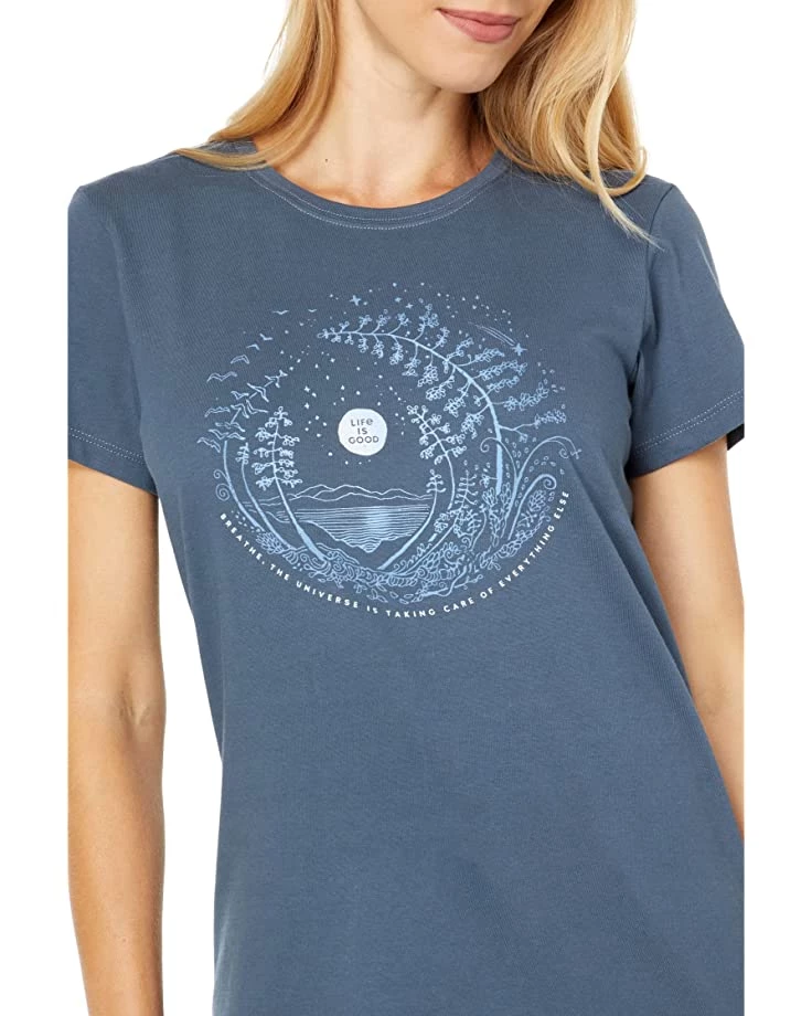 Life is Good Shirts & Tops Breathe Moon Evergreen Fern Crusher™ Tee 5 Life is Good Shirts & Tops Breathe Moon Evergreen Fern Crusher™ Tee - Image 3