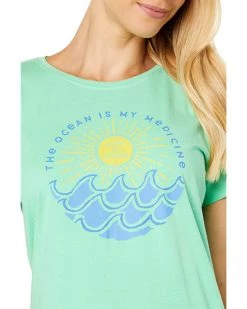 Life is Good Shirts & Tops Ocean Is My Medicine Wave Crusher-Lite™ Tee -Life is Good Sales Store 81wUV9HoprL. AC SR736920