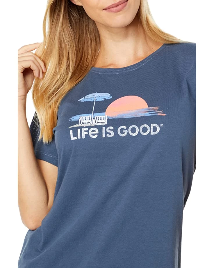 Life is Good Shirts & Tops Sunset Watercolor Crusher-Lite™ Tee 5 Life is Good Shirts & Tops Sunset Watercolor Crusher-Lite™ Tee - Image 3
