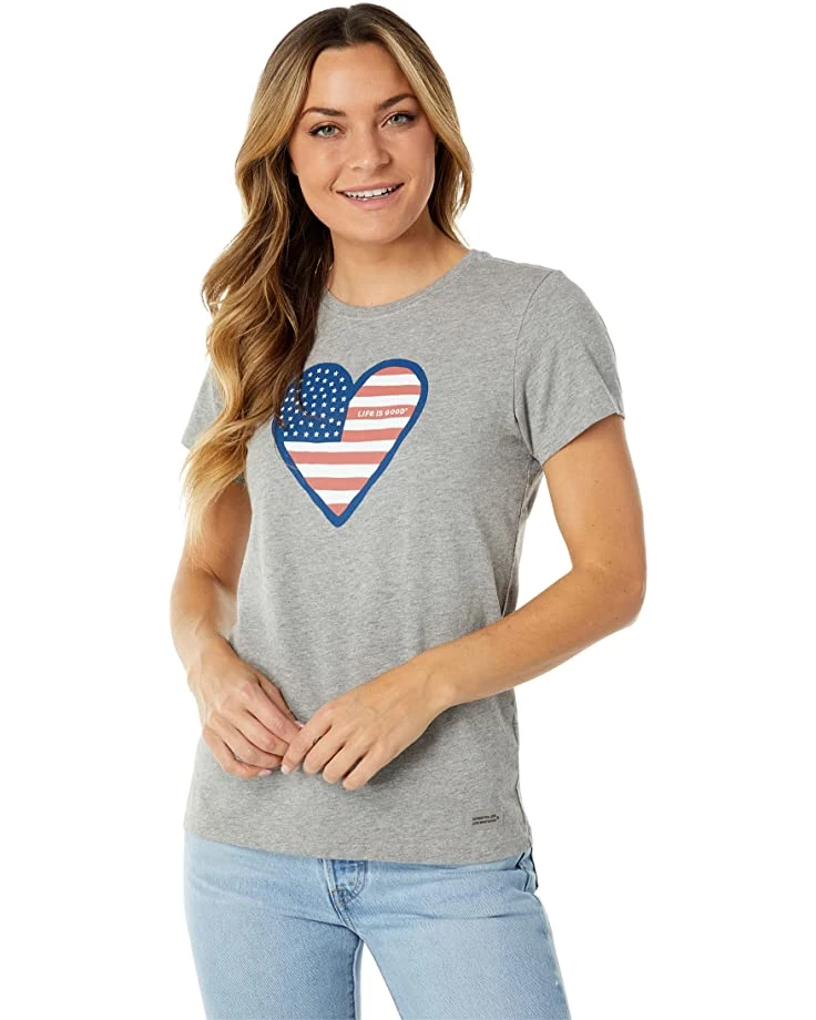 Life is Good Shirts & Tops American Heart Crusher™ Tee 3 Life is Good Shirts & Tops American Heart Crusher™ Tee