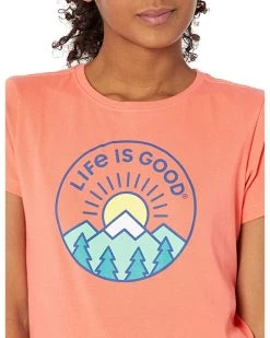Life is Good Shirts & Tops LIG Mountain Sunrise Crusher™ Tee -Life is Good Sales Store 918 HpZejIL. AC SR736920
