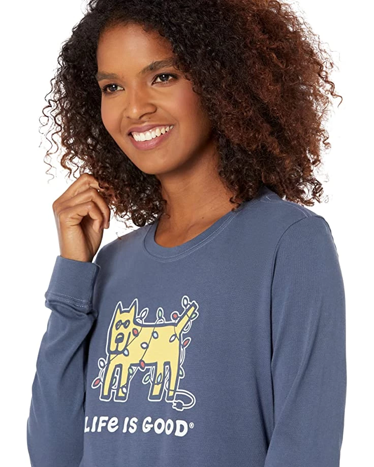 Life is Good Shirts & Tops Rocket Holiday Lights Long Sleeve Crusher™ Tee 5 Life is Good Shirts & Tops Rocket Holiday Lights Long Sleeve Crusher™ Tee - Image 3