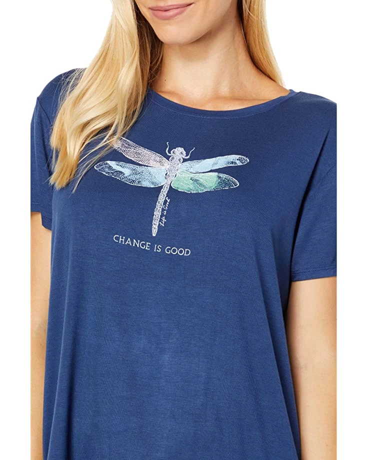 Life is Good Sleepwear Change Dragonfly Lightweight Sleep Tee 5 Life is Good Sleepwear Change Dragonfly Lightweight Sleep Tee - Image 3