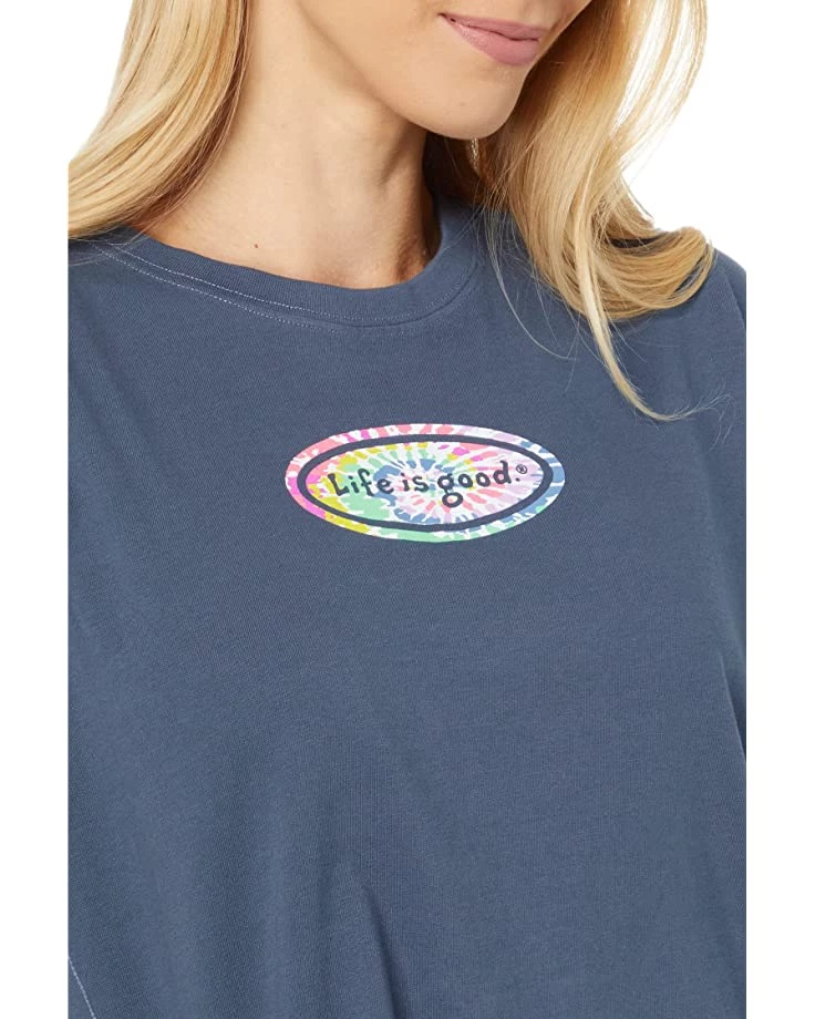 Life is Good Shirts & Tops Tie-Dye Oval Boxy Crusher™ Tee 5 Life is Good Shirts & Tops Tie-Dye Oval Boxy Crusher™ Tee - Image 3