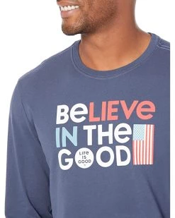 Life is Good Shirts & Tops Believe In The Good Long Sleeve Crusher-Lite™ Tee 8 Life is Good Shirts & Tops Believe In The Good Long Sleeve Crusher-Lite™ Tee -Life is Good Sales Store 91MwKY1TP0L. AC SR736920
