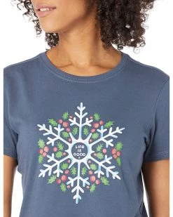 Life is Good Shirts & Tops Snowflake Berries Crusher™ Tee -Life is Good Sales Store 91gABqOeePL. AC SR736920