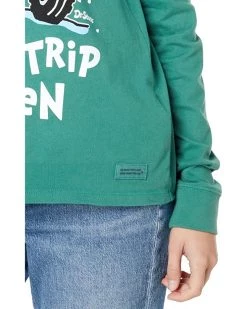 Life is Good Shirts & Tops Grinch Long Strange Trip Long Sleeve Tee -Life is Good Sales Store 91iSEa6RB9L. AC SR736920
