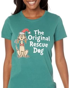 Life is Good Shirts & Tops Max The Rescue Dog Crusher™ Tee -Life is Good Sales Store 91yeFtY3lxL. AC SR736920